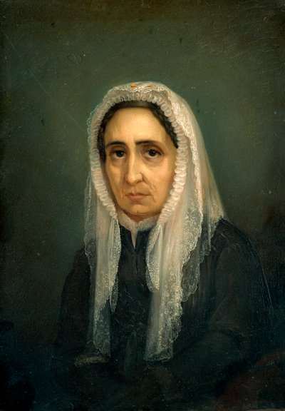 Porträtt av Maria Mazzini Målning av Giacomo Ulisse Borzino (1800-talet) Genes, Museo del Risorgimento av Giacomo Ulisse Borzino