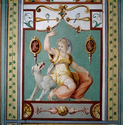 Allegory of Fidelity (fresk) av Giallo Fiorentino