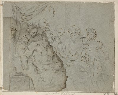 Sokrates död(?) av Giambattista Langetti