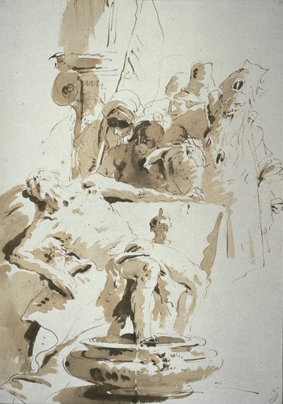 Fantasy on the Death of Seneca av Giambattista Tiepolo