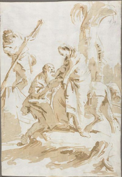 Flygningen till Egypten av Giambattista Tiepolo