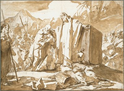 Abrahams och Melkisedeks möte av Giambattista Tiepolo