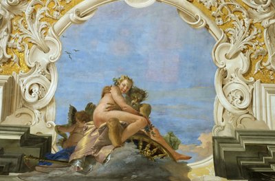 Time abducts Beauty Pluto Abducting Persephone, ca 1746. av Giambattista Tiepolo