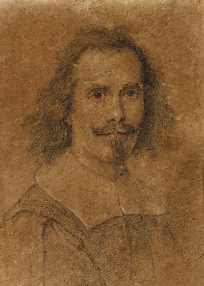 Ett självporträtt, av Gian Lorenzo Bernini