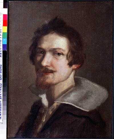 ""Självporträtt"" Målning av Gianlorenzo Bernini, känd som Bernini (1598-1680) cirka 1630 Serpukhov, State Museum of History and Art av Gian Lorenzo Bernini