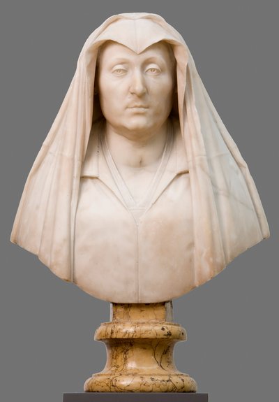 Byst av Camilla Barbadori. Mor till påven Urban VIII Barberini av Gian Lorenzo Bernini
