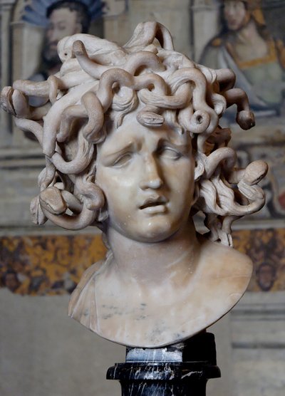 Chef för Medusa, 1630 av Gian Lorenzo Bernini