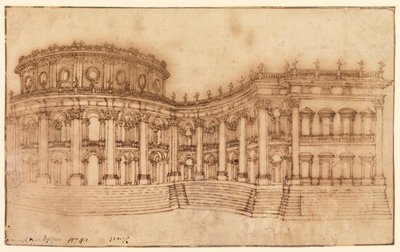 Louvren, östra fasaden av Gian Lorenzo Bernini