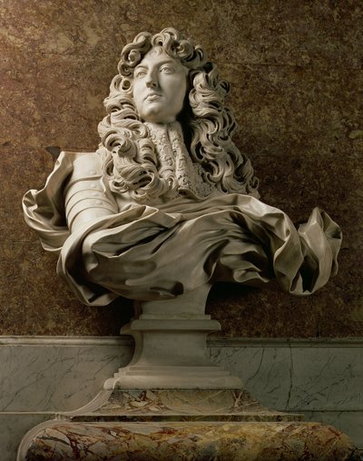 Porträttbyst av Ludvig XIV (1638-1715), 1665, (marmor) (se även 154787) av Gian Lorenzo Bernini