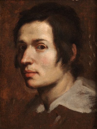 Porträtt av konstnärens bror, Domenico Bernini (?) av Gian Lorenzo Bernini
