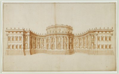Projekt för Louvren ... av Gian Lorenzo Bernini