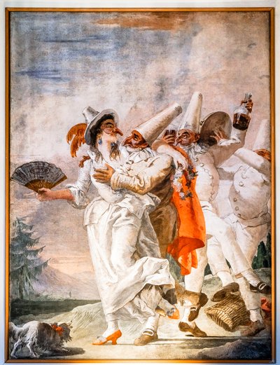 The Lovers Punch av Giandomenico (1727-1804) Tiepolo
