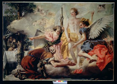 Abraham och de tre änglarna av Giovanni Domenico Tiepolo