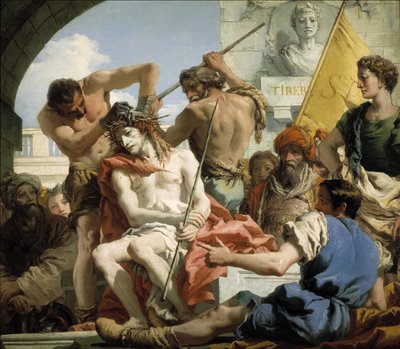 Kristus krönt med törnar, 1772 av Giovanni Domenico Tiepolo