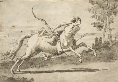 Galopperande kentaur, ca 1755-65 av Giovanni Domenico Tiepolo