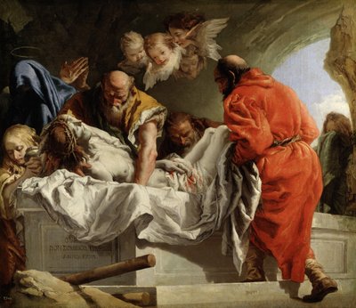 Kristi gravläggning, 1772 av Giovanni Domenico Tiepolo