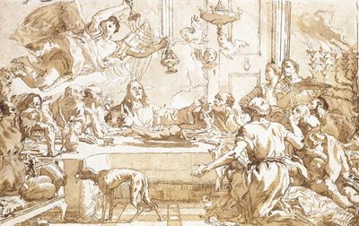 Sista måltiden, av Giovanni Domenico Tiepolo