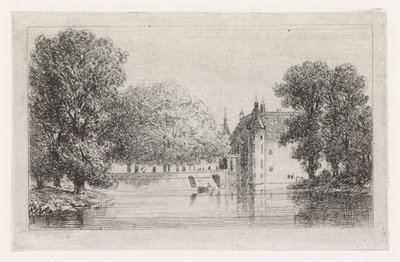Slott vid vattnet av Gijsbertus Johannes Verspuy