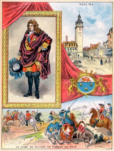 Claude Louis Hector de Villars, fransk militärbefälhavare, 1898 av Gilbert