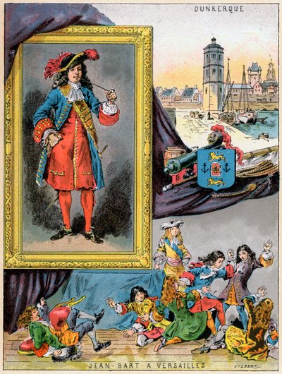 Jean Bart, fransk sjöchef och kapare, 1898 av Gilbert