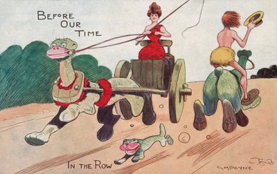 I raden (färg litho) av Gilbert Morris Payne