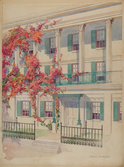 Kolonnad, c. 1936. av Gilbert Sackerman
