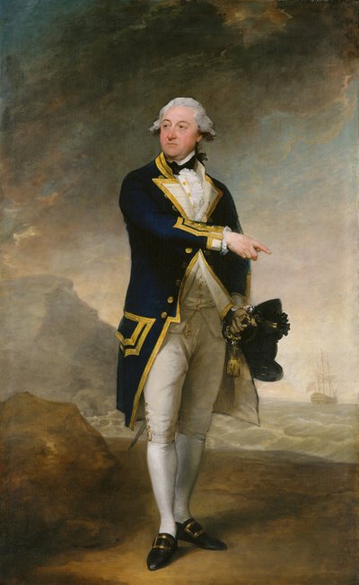 Kapten John Gell, 1785. av Gilbert Stuart