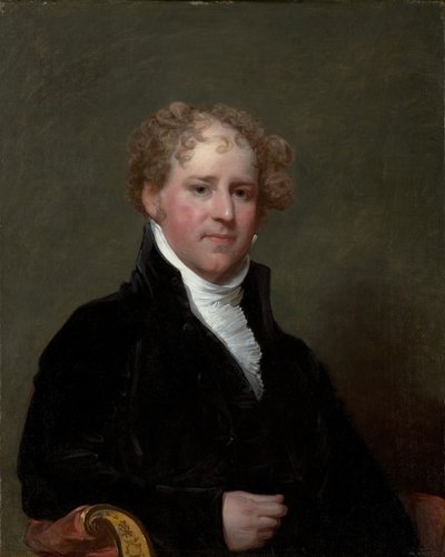 Charles Davis (1777–1821), ca 1808-09 (olja på träpanel) av Gilbert Stuart