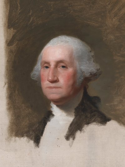 George Washington (Porträttet från Athenaeum) av Gilbert Stuart