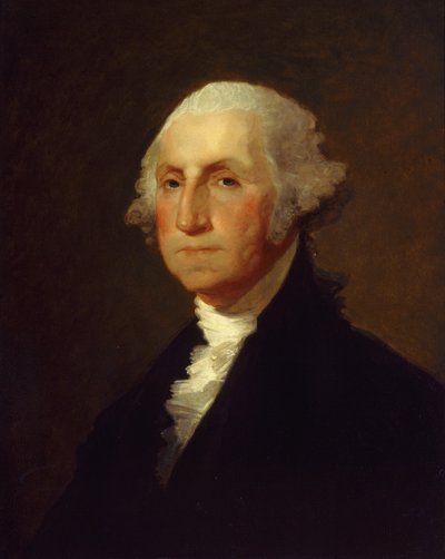 George Washington, ca 1820 (olja på pannå) av Gilbert Stuart