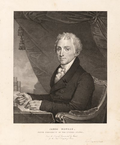 James Monroe av Gilbert Stuart
