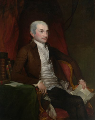 John Jay, påbörjad 1784, färdigställd 1818. av Gilbert Stuart
