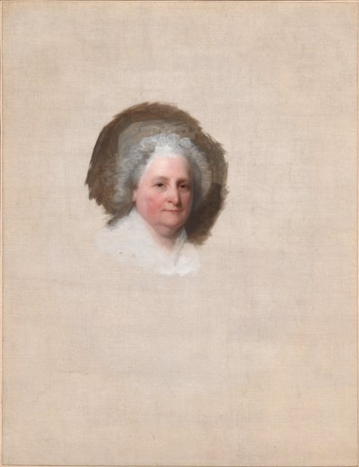 Martha Washington (The Athenaeum Portrait) av Gilbert Stuart