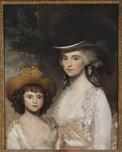 Fru Blades och hennes dotter av Gilbert Stuart