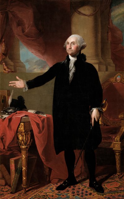 Porträtt av George Washington av Gilbert Stuart