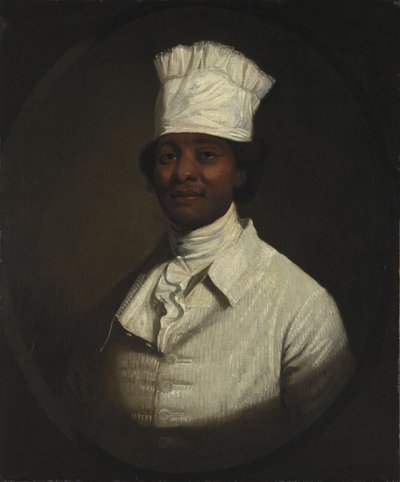 Porträtt av George Washingtons kock av Gilbert Stuart