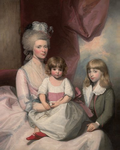 Porträtt av en familj av Gilbert Stuart