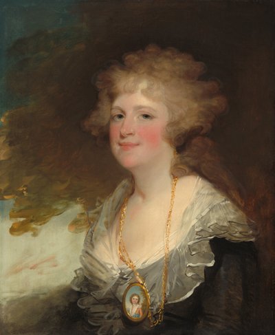 Sarah Shippen Lea Mrs Thomas Lea, ca. 1798. av Gilbert Stuart