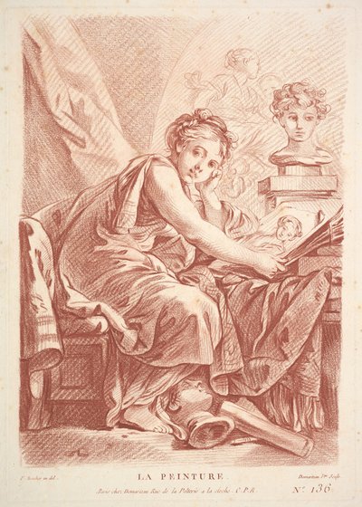 Målning. av Gilles Demarteau