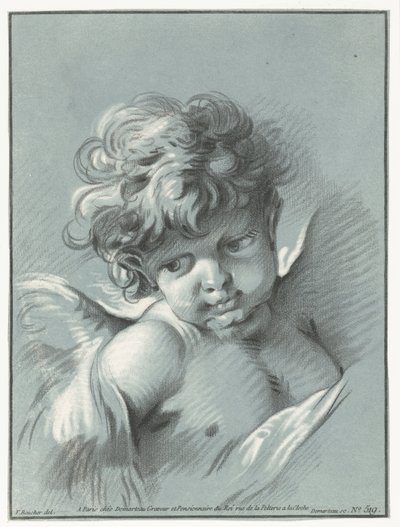 Putto Kuvert av kärlek av Gilles Demarteau