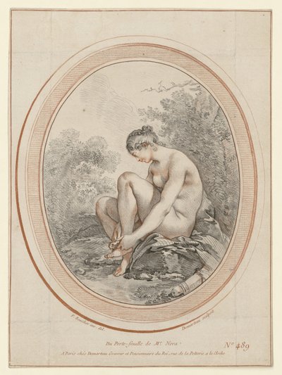 Venus i badet av Gilles Demarteau