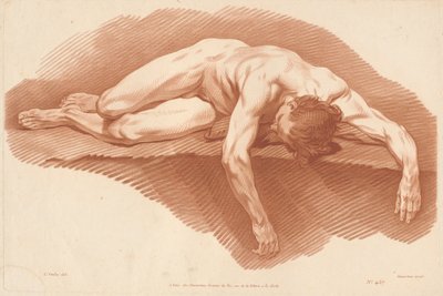 Akademi (457) av Gilles Demarteau, the Elder after Carle Van Loo