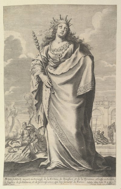 Marianne, 1647. Skapare: Gilles Rousselet, Abraham Bosse. av Gilles Rousselet and Abraham Bosse