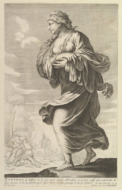 Pantheus, 1647. Skapare: Gilles Rousselet, Abraham Bosse. av Gilles Rousselet and Abraham Bosse