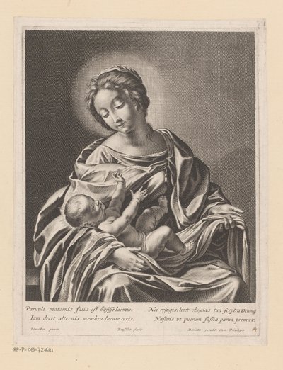 Mary med barn av Gilles Rousselet