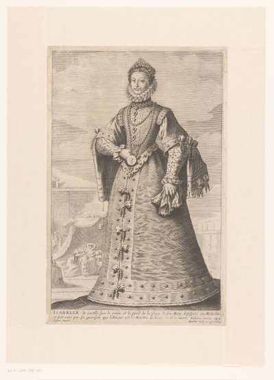 Porträtt Isabella av Kastilien av Gilles Rousselet