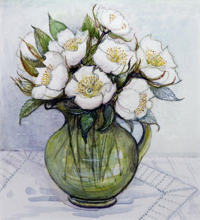 Julrosor, 1984 av Gillian Lawson