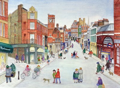 Heath Street, Hampstead av Gillian Lawson