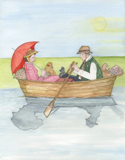 På floden, 2018 av Gillian Lawson