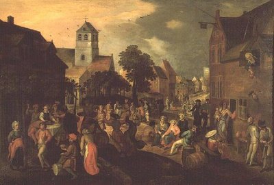 Byfesten av Gillis (attr. to) Mostaert